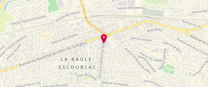 Plan de Les Caprices de Suzon, 136 avenue du Général de Gaulle, 44500 La Baule-Escoublac