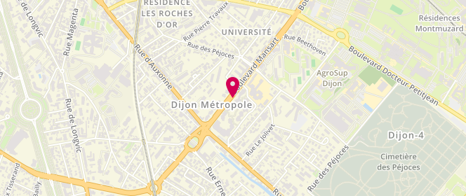 Plan de Djedaini Ahmed, 16 Boulevard Mansart, 21000 Dijon