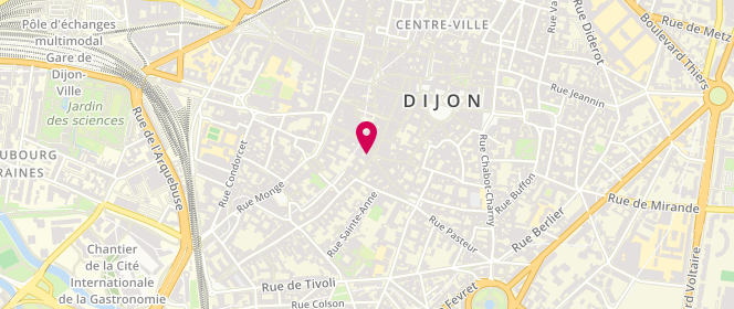 Plan de Vicomte A, 44 Rue Piron, 21000 Dijon