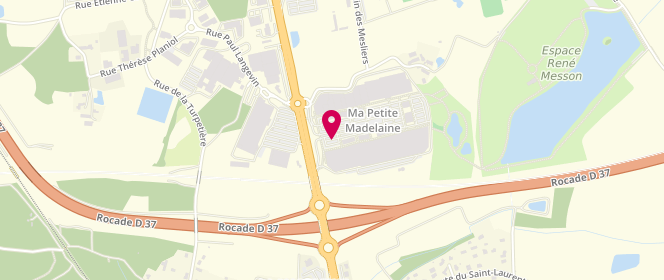 Plan de Etam, Centre Commercial la Petite Madelaine, 37170 Chambray-lès-Tours