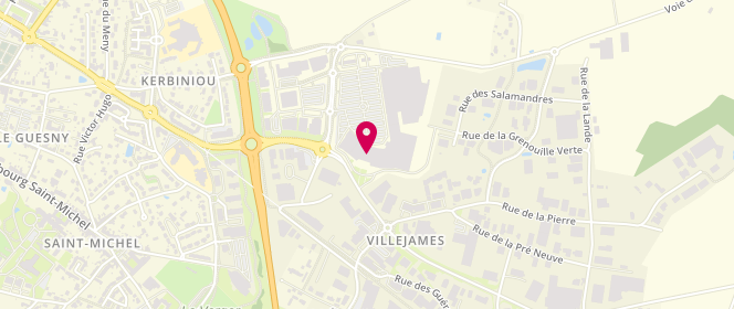 Plan de Promod, Zone Aménagement d'Activité Commerciale Villejames, 44350 Guérande