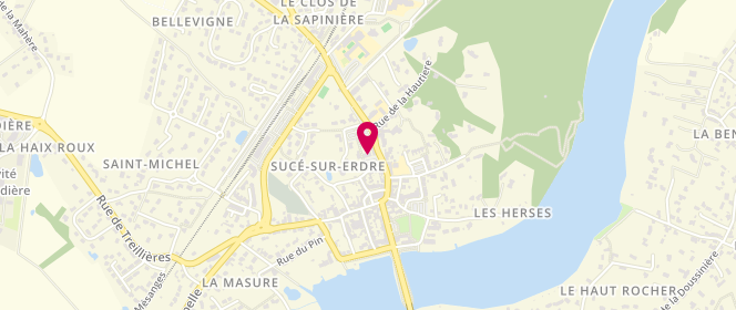Plan de Les Frangines, 21 place Aristide Briand, 44240 Sucé-sur-Erdre