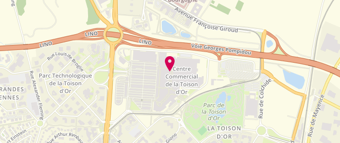 Plan de Rougegorge Lingerie, Centre Commercial la Toison d'Or
Route de Langres 0, 21000 Dijon