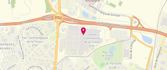 Plan de Cache Cache, Centre Commercial la Toison d'Or, 21000 Dijon