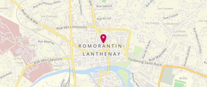Plan de For Man, 66 Rue Georges Clemenceau, 41200 Romorantin-Lanthenay