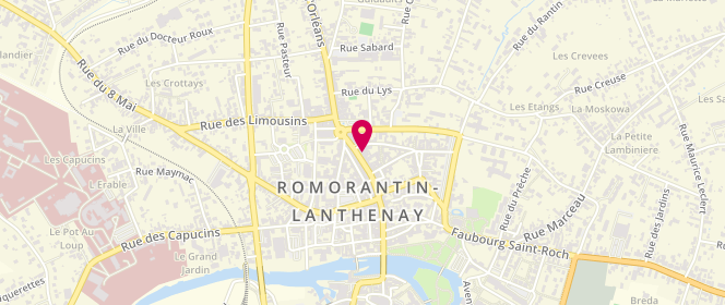 Plan de Océane, 79 Rue Georges Clemenceau, 41200 Romorantin-Lanthenay