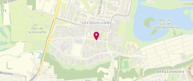 Plan de Rougegorge Lingerie, Centre Commercial Heure Tranquille Quartier 2 Lions Avenue Marcel Mérieux, 37200 Tours