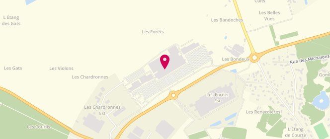 Plan de Bonobo, la Grange Centre Leclerc Zone Aménagement De
La Grange, 41200 Romorantin-Lanthenay