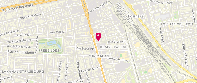 Plan de Troc Mélusine, 8 Rue Chalmel, 37000 Tours