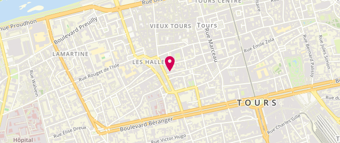 Plan de Mariées d'Aujourd'Hui, 65 Rue Néricault Destouches, 37000 Tours