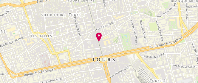 Plan de Antonelle Tours, 78 Rue Nationale, 37000 Tours