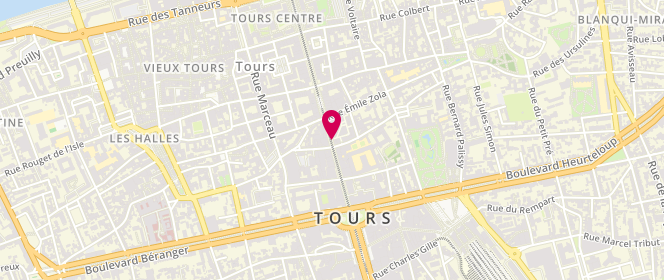 Plan de Burton Of London, 72 Rue Nationale, 37000 Tours