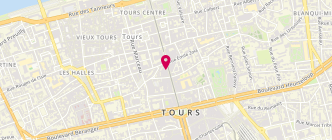 Plan de Grain de Malice, 55 Rue Nationale, 37000 Tours
