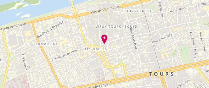 Plan de Mistigriff, 90 Rue des Halles, 37000 Tours
