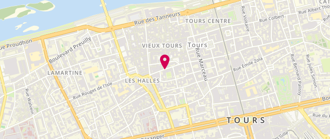 Plan de Kaiser, 82 Rue Halles, 37000 Tours