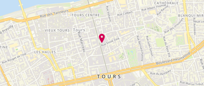 Plan de Tbs Tours, 64 Rue Nationale, 37000 Tours