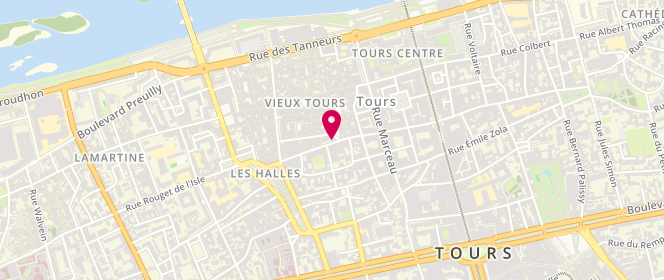 Plan de Chouchous et Bagatelles, 83 Rue des Halles, 37000 Tours