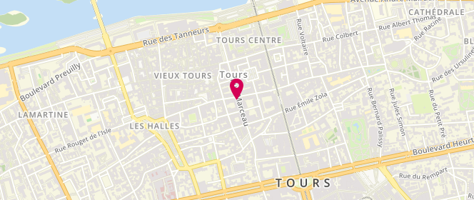 Plan de Suncoo, 30 Rue des Halles, 37000 Tours