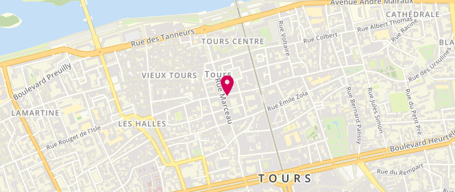Plan de Chevignon, 26 Rue des Halles, 37000 Tours