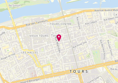 Plan de Maje, 15 Rue des Halles, 37000 Tours