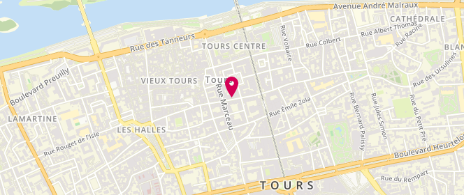 Plan de Jacadi, 13 Rue des Halles, 37000 Tours