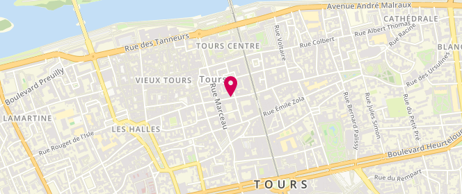 Plan de Hermès, 9 Rue des Halles, 37000 Tours