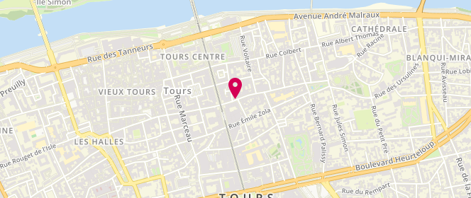 Plan de Zoé, 22 Rue de la Scellerie, 37000 Tours