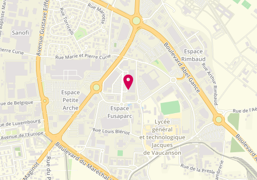 Plan de Tape A l'Oeil, Route de Paris Centre Commercial
Pl. Nicolas Copernic, 37100 Tours