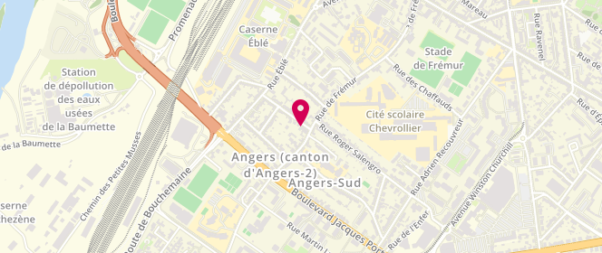 Plan de P.L.M.B, 32 Rue des Prévoyants de l'Avenir, 49000 Angers