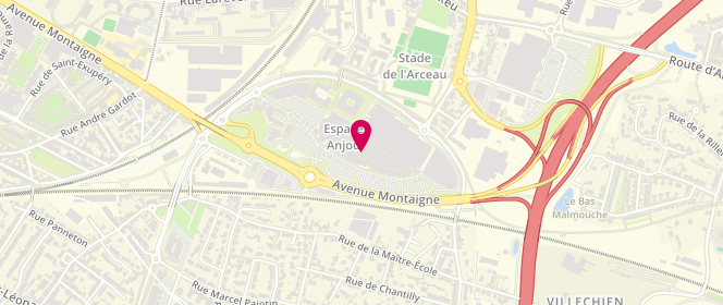 Plan de Naf Naf, 41 Rue du Grand Montréjeau, 49000 Angers