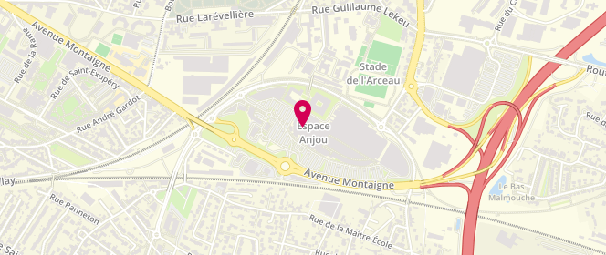 Plan de Sud Express, 75 avenue Montaigne, 49000 Angers
