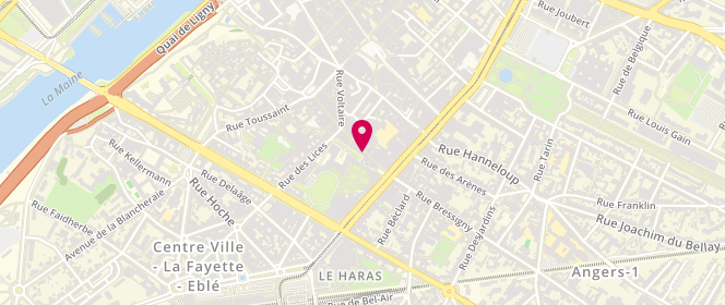 Plan de Formul'actuel, 46 Rue Saint-Aubin, 49100 Angers