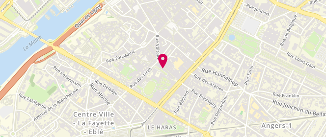 Plan de Darjeeling, 42 Rue Saint-Aubin, 49100 Angers