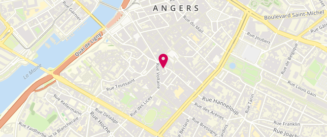 Plan de Arlequin Angers, 10 Rue Louis de Romain, 49100 Angers