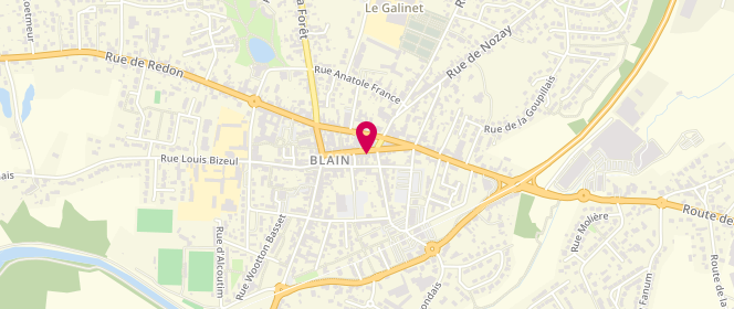 Plan de GUILLAIN Annie, 6 Route de Nantes, 44130 Blain