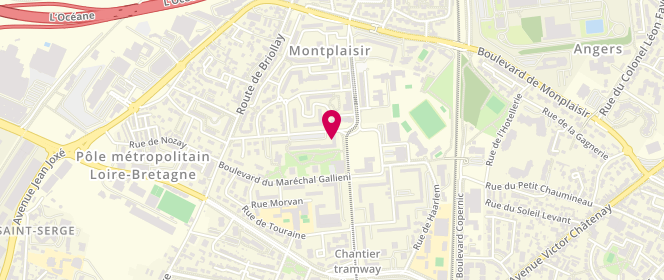 Plan de BALI Moufid, 32 Boulevard Mar Lyautey, 49100 Angers
