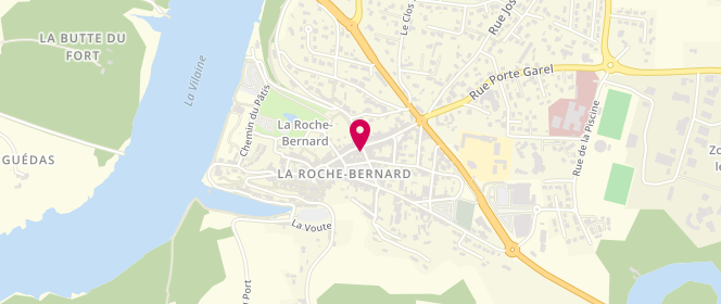 Plan de Blue Denim, 8 Rue Crespel de Latouche, 56130 La Roche-Bernard