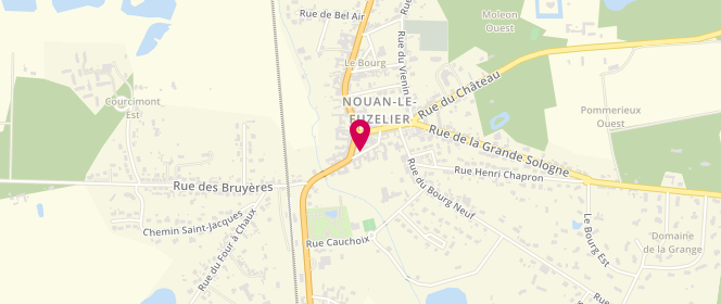 Plan de BERGES Nicolas, 6 Place Saint Martin, 41600 Nouan-le-Fuzelier