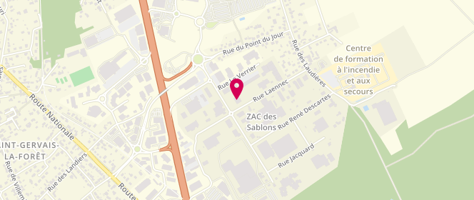 Plan de Rouge Gorge Lingerie, Zone Industrielle , Centre Commercial Auchan
Les Gâts de Coeur 0, 41350 Vineuil