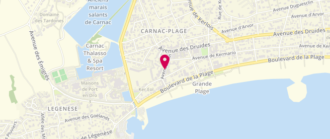 Plan de Cote Maille, Av. De Port en Dro, 56340 Carnac