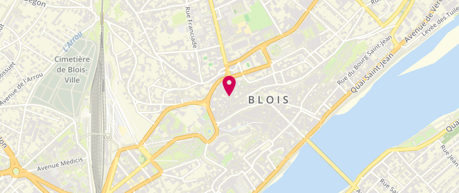 Plan de Les dessous d'Isis, 20 Bis Rue Prte Chartraine, 41000 Blois