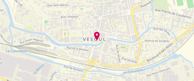 Plan de Le Choix de la Mariée, 49 Rue Paul Morel, 70000 Vesoul
