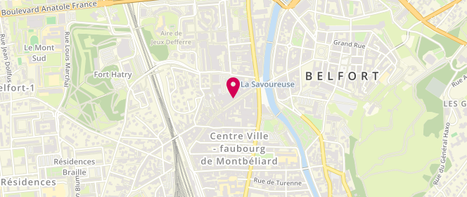 Plan de Tally Weijl, 22 Rue Faubourg de France, 90000 Belfort