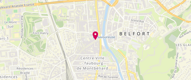 Plan de Feeling, 8 Faubourg de France, 90000 Belfort