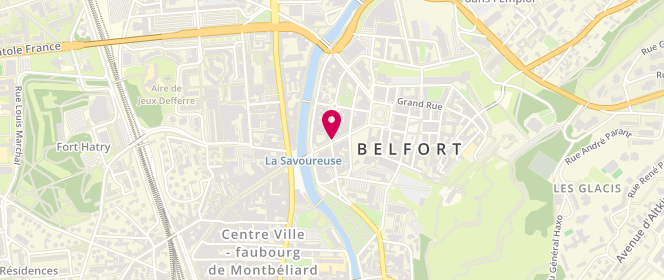Plan de Gillet Lafond, 7 Boulevard Carnot, 90000 Belfort