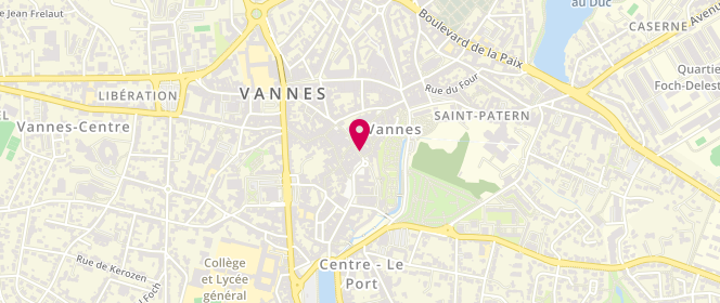 Plan de Gant, 4 Rue de la Monnaie, 56000 Vannes