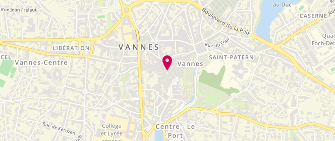 Plan de Solange Véro Moda, 4 Rue des Orfèvres, 56000 Vannes