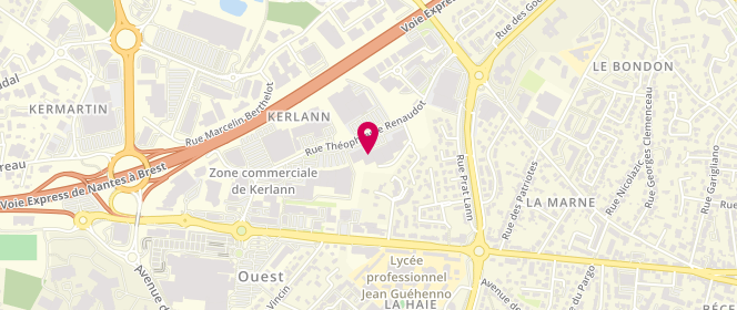 Plan de Orchestra Premaman, Zc Kerlann
27 Rue Théophraste Renaudot, 56000 Vannes