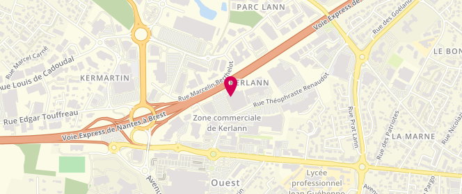 Plan de Esprit, Zone Commerciale de Kerlann
32 Rue Théophraste Renaudot, 56000 Vannes