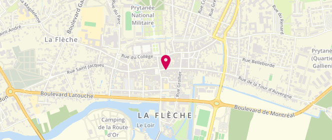 Plan de Cache-Cache, 10-12 Grande Rue, 72200 La Flèche